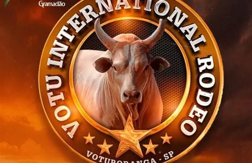 Logo oficial do Votu International Rodeo 2025, maior evento de rodeio em Votuporanga-SP