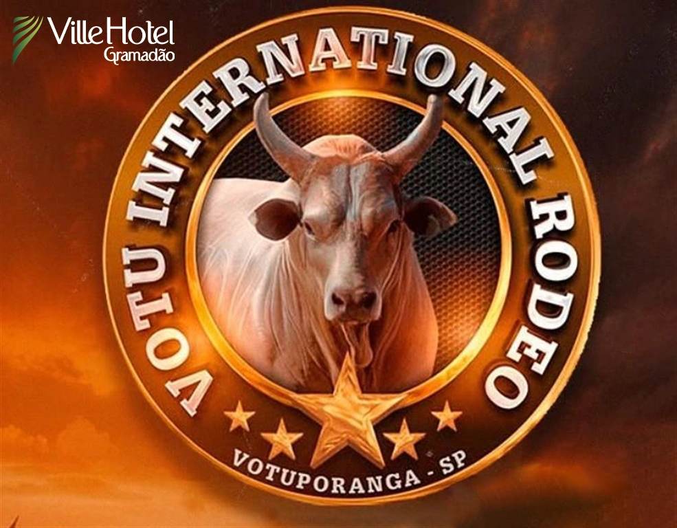 Logo oficial do Votu International Rodeo 2025, maior evento de rodeio em Votuporanga-SP